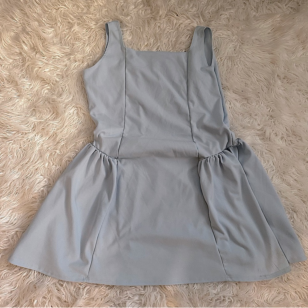 D.Rock Elegant Light Blue Sleeveless Dress - Picture 6 of 7